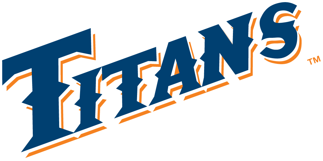 Cal State Fullerton Titans 1992-2009 Wordmark Logo v2 diy iron on heat transfer...